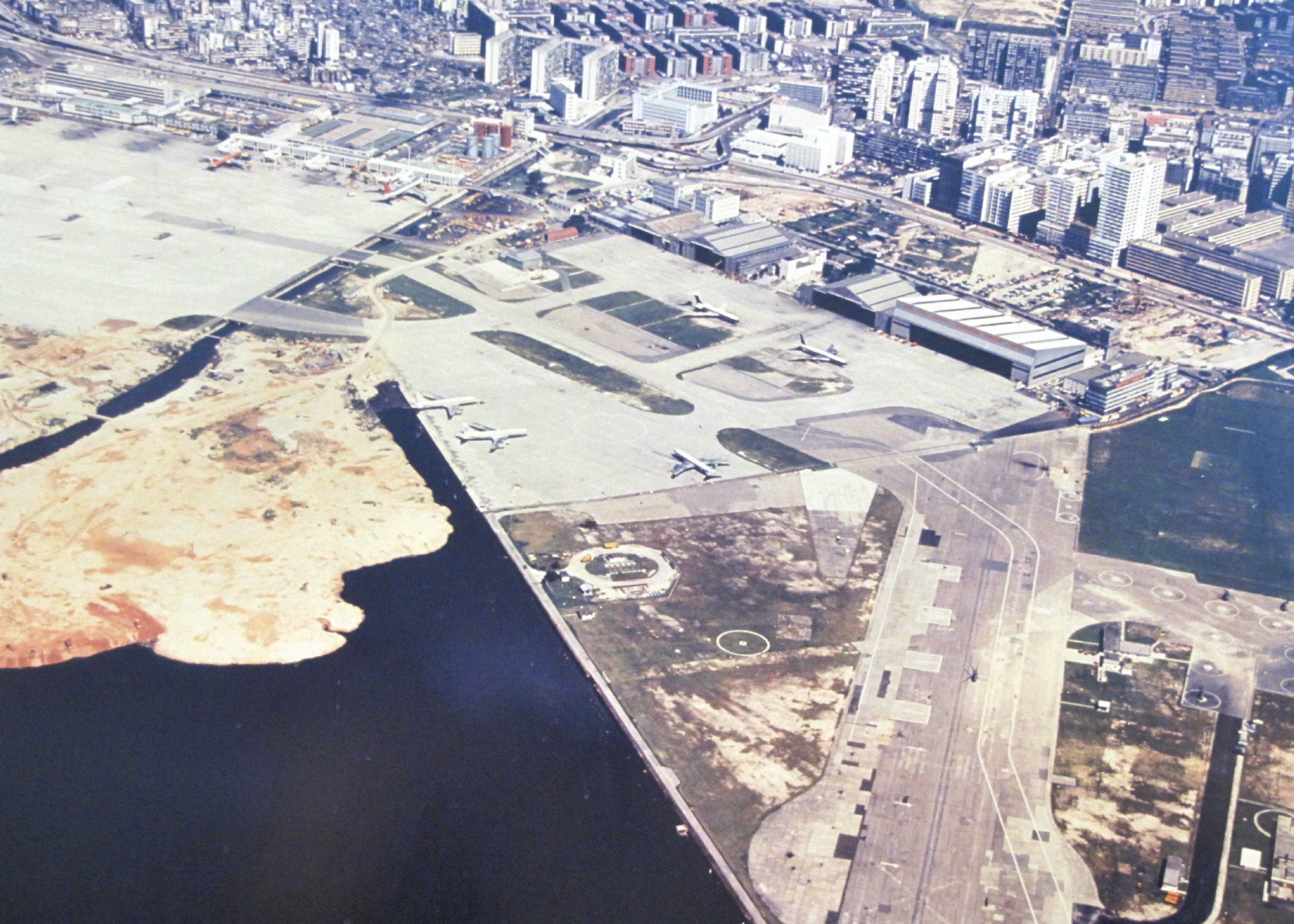 1970 Land Reclamation For Additional Cargo Area At Kai Tak